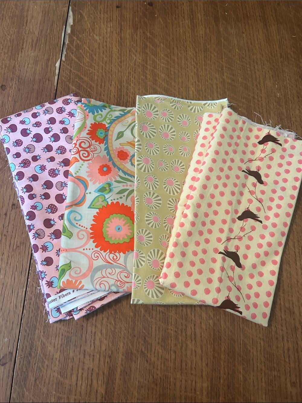 Vintage Fabrics pink lot